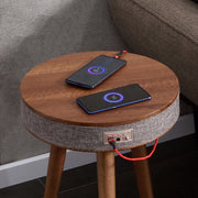 Wireless Charging Coffee Table with Bluetooth Speaker