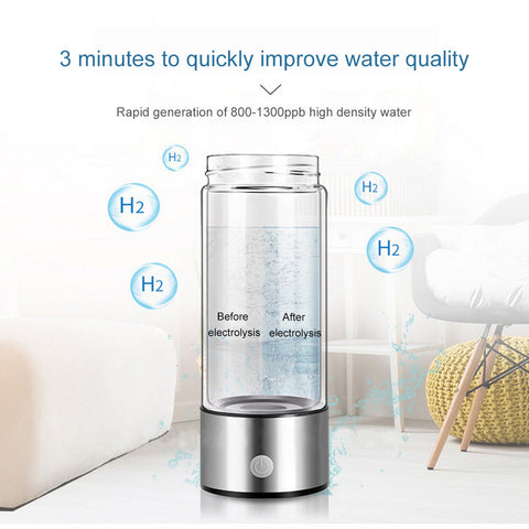 Enhanced Hydrogen Water Cup for Improved Health