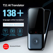 Intelligent voice translator with 138 languages, Wi-Fi, camera, and recording