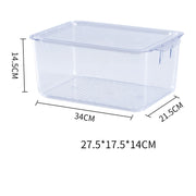 Refrigerator Food Storage Box with Lid for Freshness