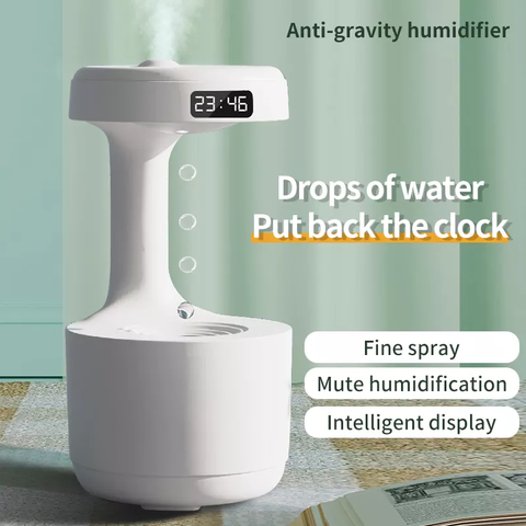 Anti-gravity Humidifier Lamp with Silent Large Fog